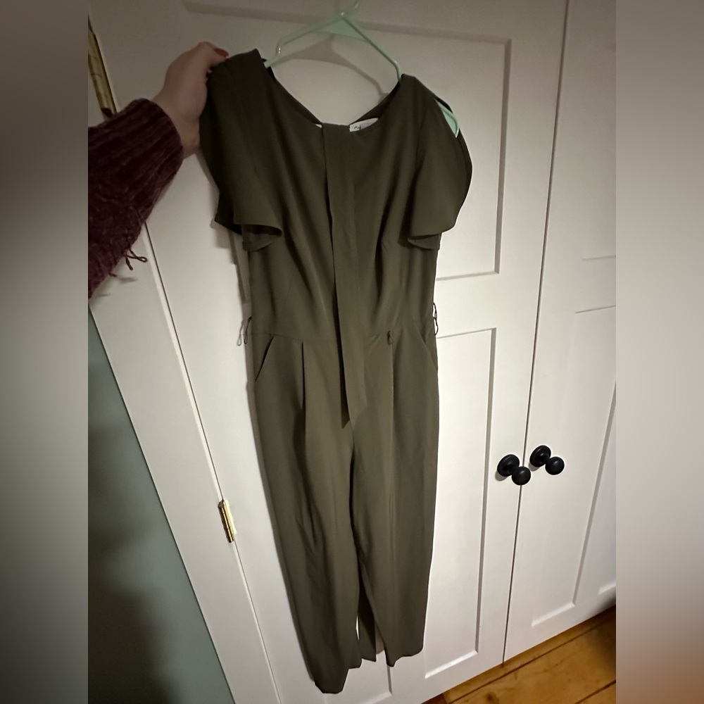 Calvin Klein Olive Green Jumpsuit